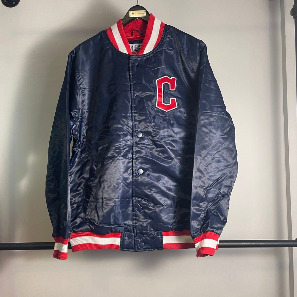 Men's Starter Homage Exclusive Cleveland Guardians Jacket Size XL